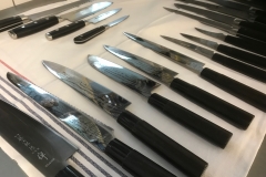 Forskellige knive